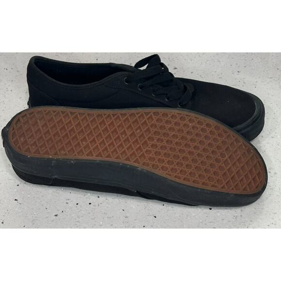 Vans Off The Wall Mens Classic Black Low Top Skateboard Shoe Sz 13
